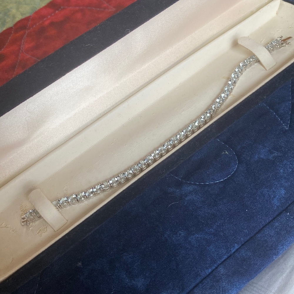 Aquamarine Tennis Bracelet